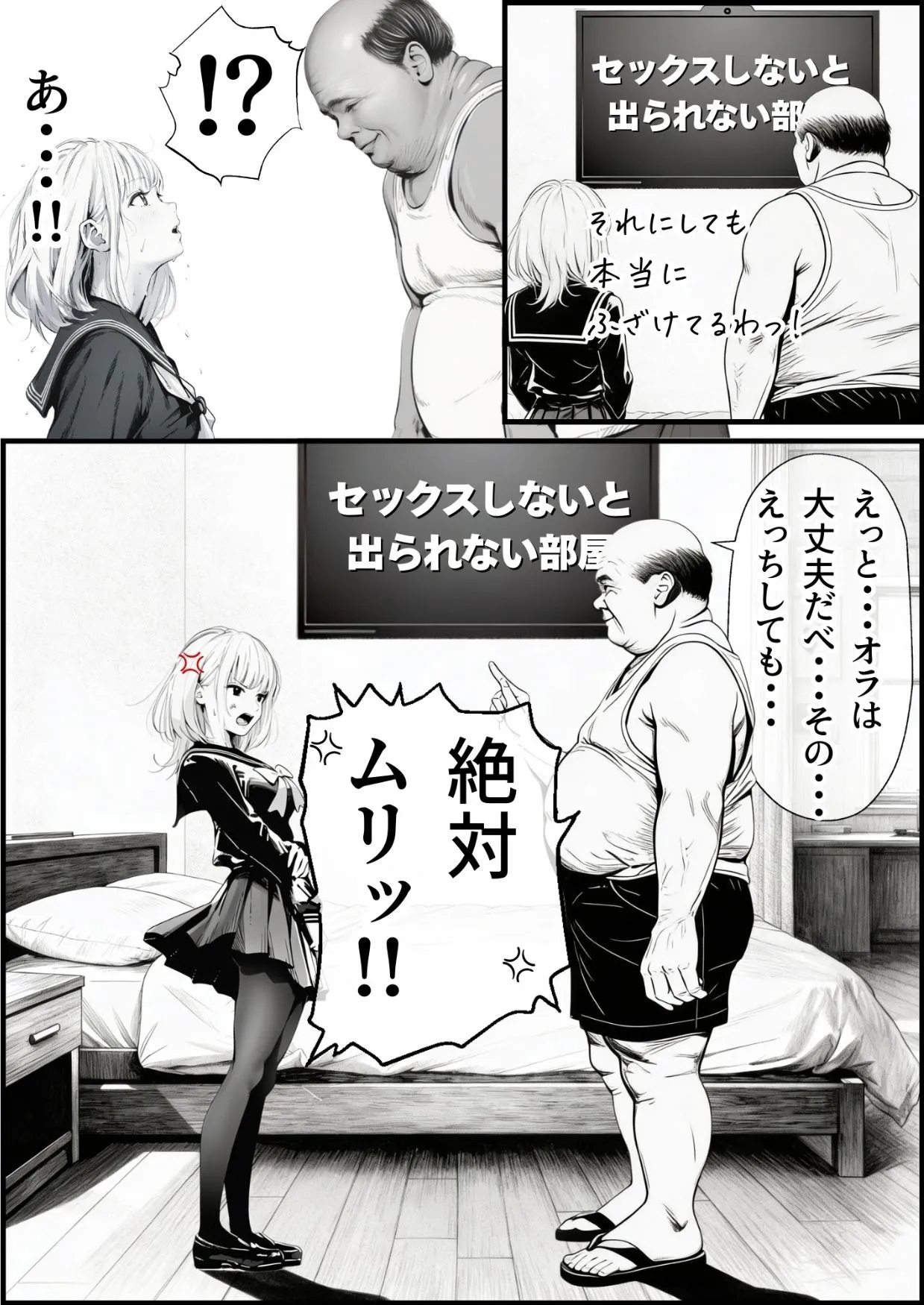 セックスしないと出られない部屋に親友のパパと閉じ込められたんですけど〜！？3